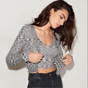 (2) Dynamite Striped Knit Sweater